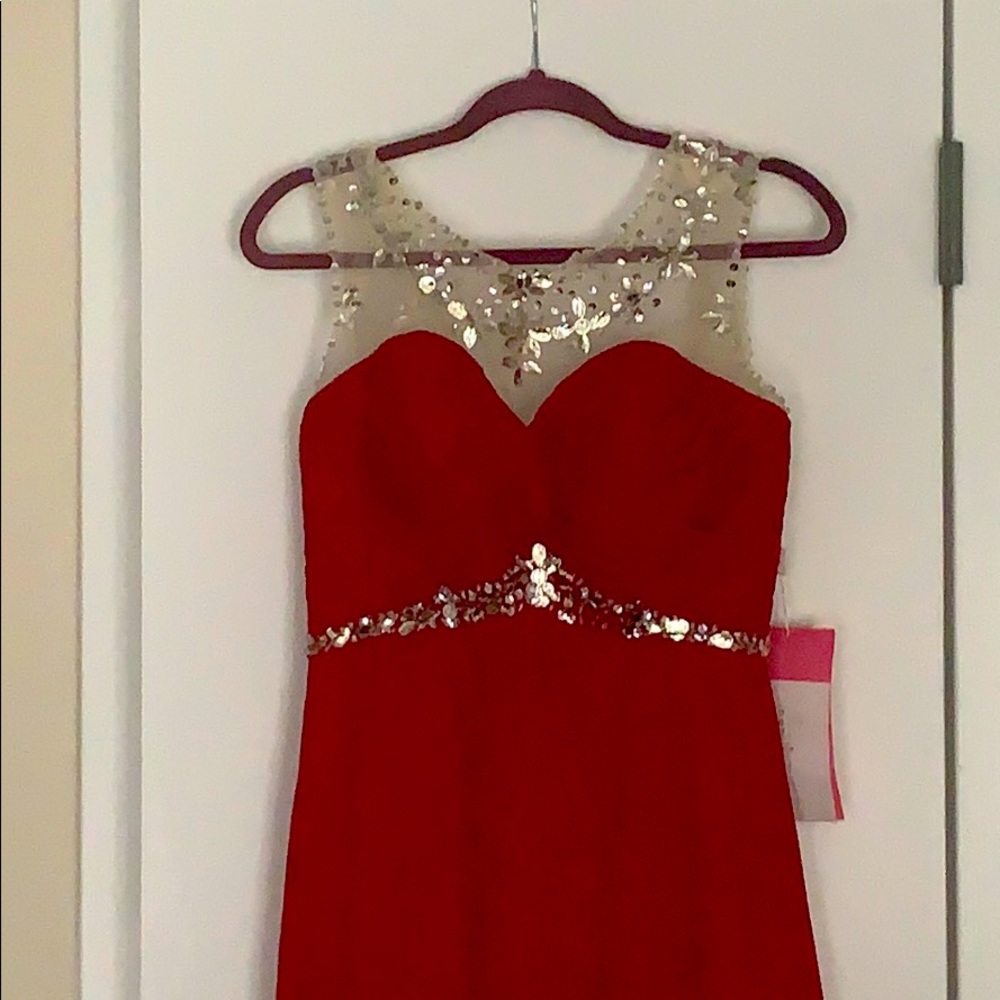 Red dress